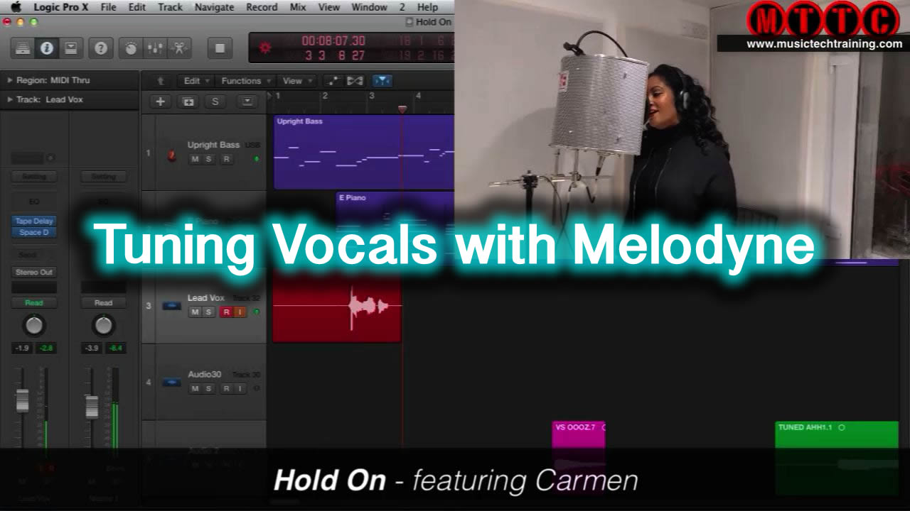 Tuning Vocals Using Melodyne Video Tutorial Series