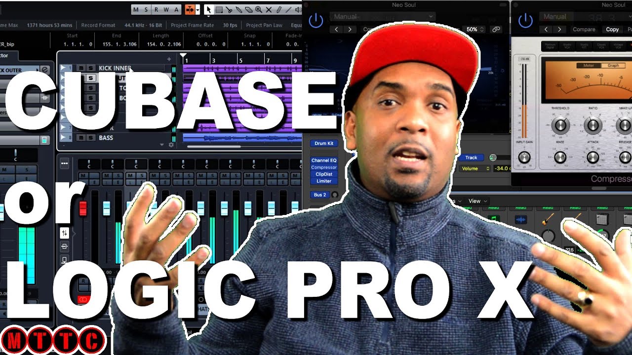 Logic vs. Logic Pro x vs Cubase.